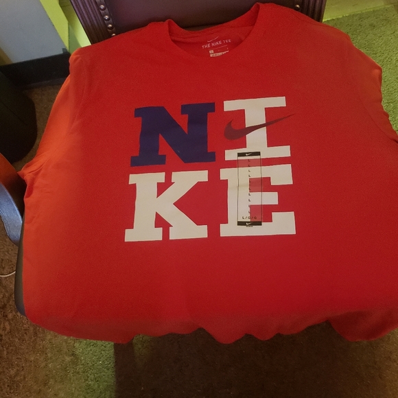 nike dri fit t shirt red